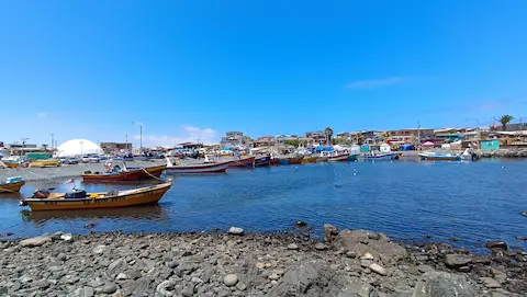 Vista de la bahía de Chañaral de Aceituno